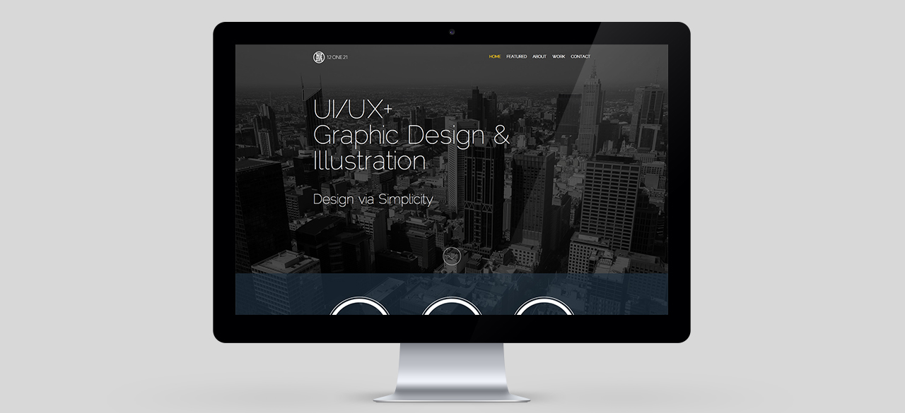 12ONE21  responsive website - rebranding identity design