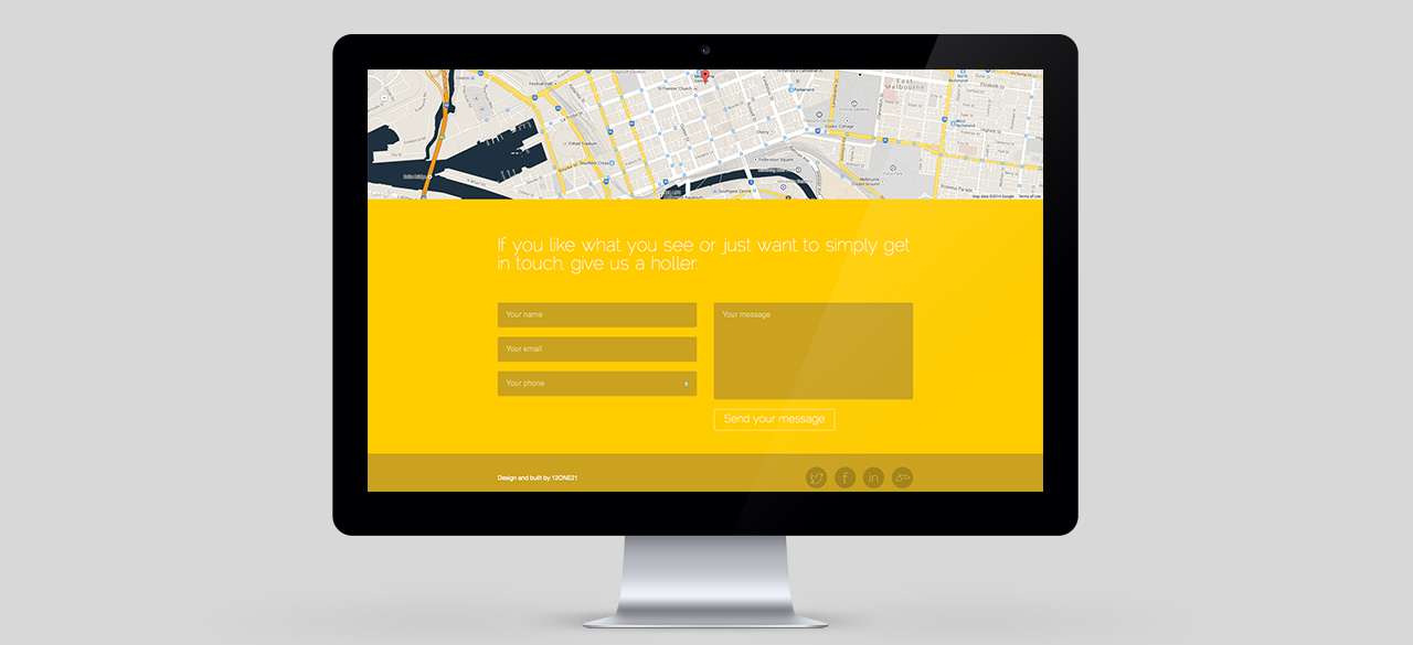 12ONE21  responsive website - rebranding identity design