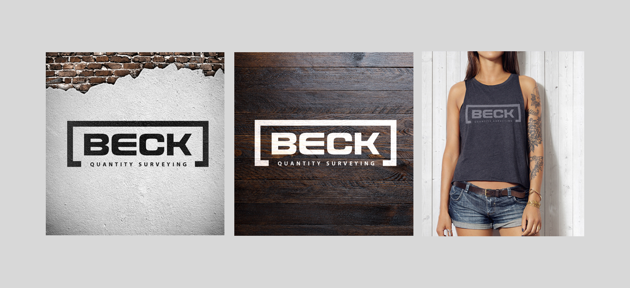 BECK Quantity Surveying responsive website - branding identity & stationary design