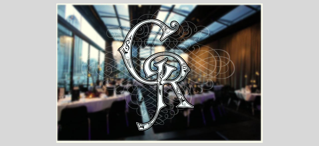 CR Wedding Monogram logo design