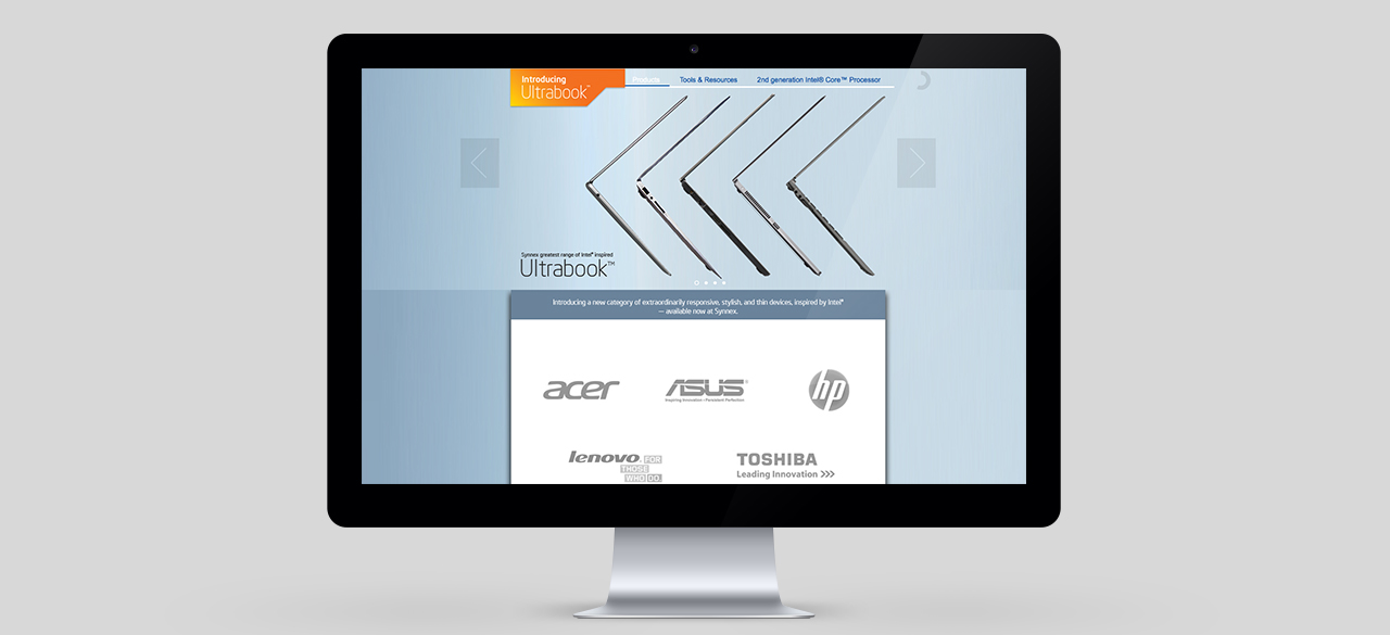 Intel Ultrabook microsite