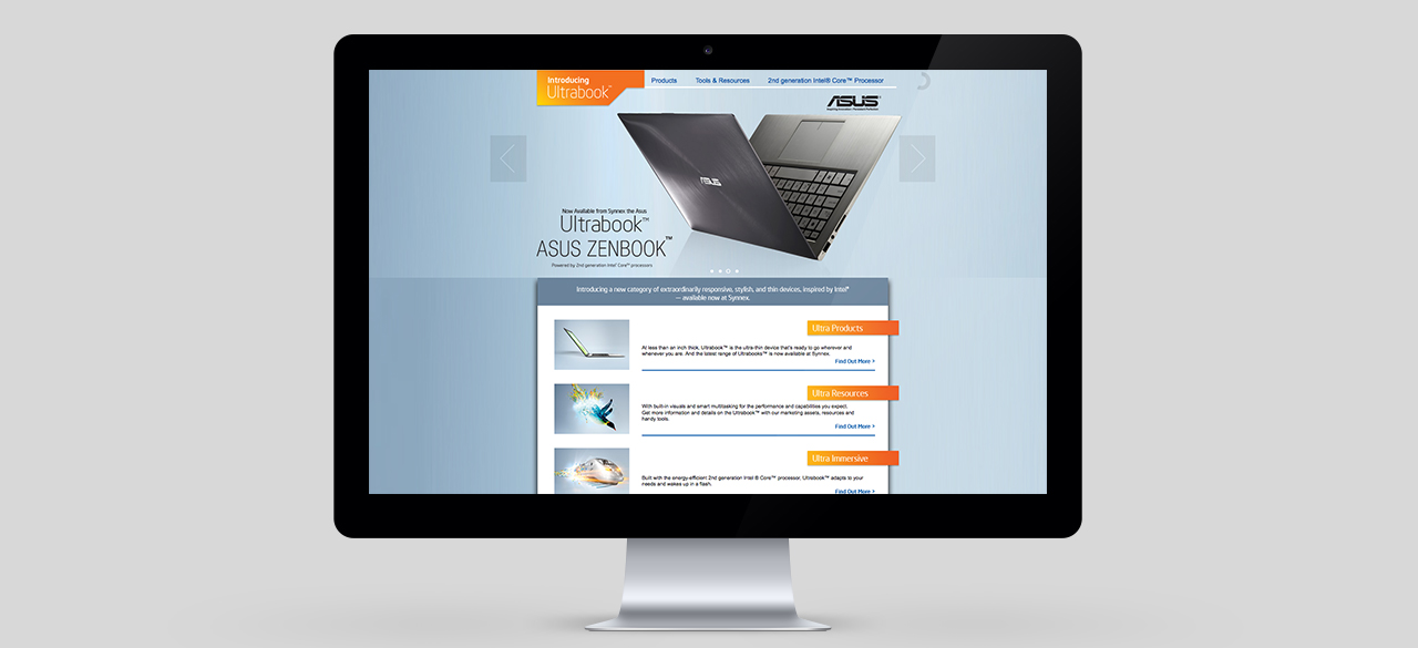 Intel Ultrabook microsite