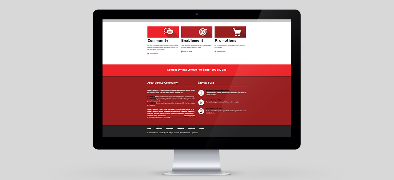 Lenovo Community responsive website