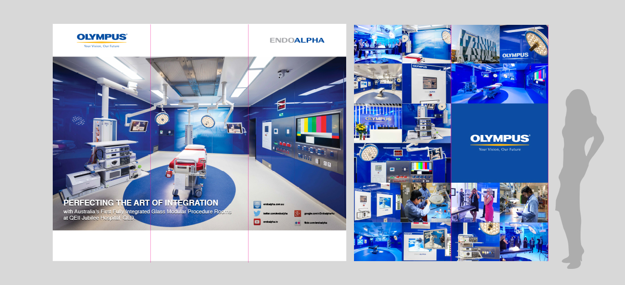 Olympus booth artwork & design