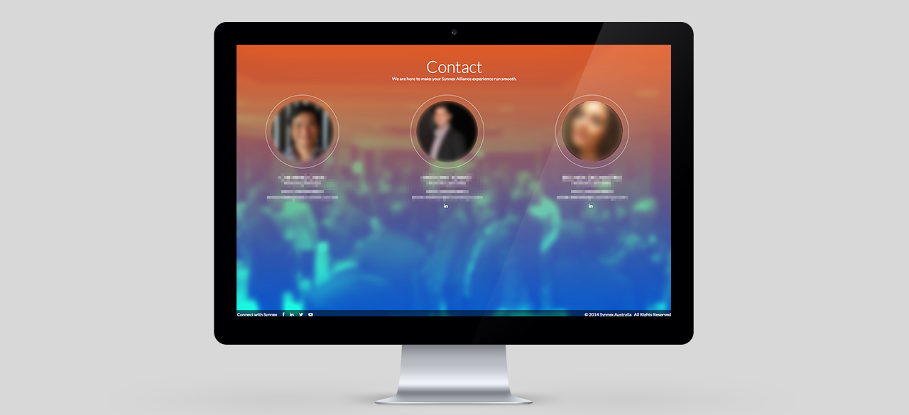 Synnex Alliance 2014 responsive event microsite