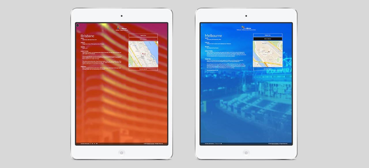 Synnex Alliance 2014 responsive event microsite