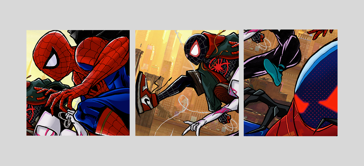 Into the Spider-verse - Traditional Illustration artwork